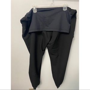 Women's black Zamora Maternity Jogger scrub pants XL